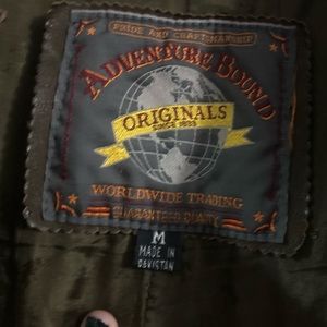 Men’s trench coat with matching gloves